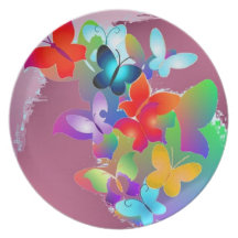 Butterflies Party Plate