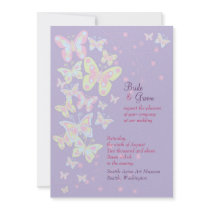 Butterflies (Pastel Burst) Invitation