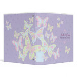 Butterflies (Pastel Burst) Wedding Planner binders