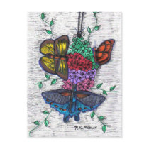 Butterflies Postcard by randymedlin Butterflies Postcard