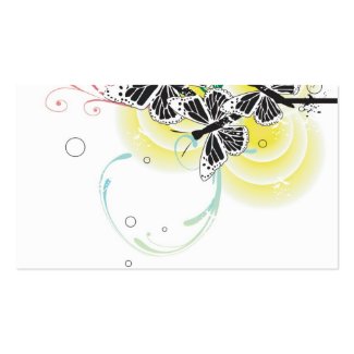 Butterflies Profile Card profilecard