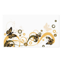 Butterflies Profile Card business cards by coconutpie Butterflies Profile Card business cards