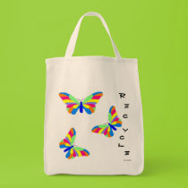 Butterflies Recycle Grocery Bag bags