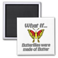 Butterflies Refrigerator Magnet