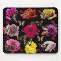Butterflies & Roses! Mouse pad mousepads