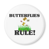 BUTTERFLIES Rule! magnets