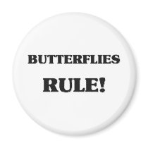 Butterflies Rule magnets