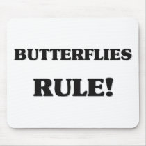 Butterflies Rule mousepads
