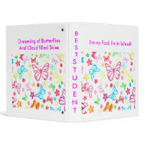 Butterflies School Binder