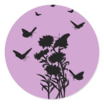 Butterflies Silhouette Stickers
