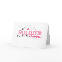 Butterflies Soldier Card