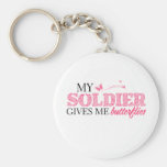 Butterflies Soldier Key Chains