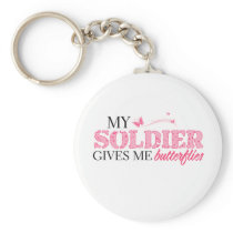 Butterflies Soldier Key Chains