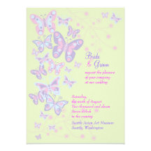 Butterflies (Springtime) Invitation