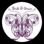 Butterflies Swirl Purple
