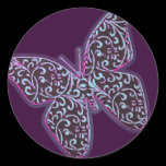 Butterflies Swirl Purple