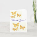 Butterflies 'Thank You' Notecard card