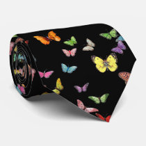 Butterflies Custom Tie