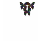 ladies_fitted_spaghetti - Digital butterflies in a pattern