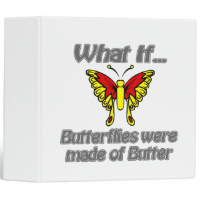 Butterflies Vinyl Binder