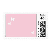 Butterflies (White/pink) stamps