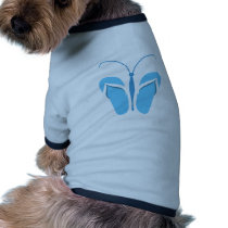 Butterflops Blue3 Dog Tee