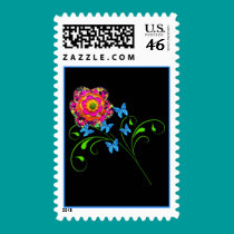 butterflower postage by lissame73 butterflower postage