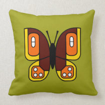 butterfly 02 American MoJo Pillow pillows