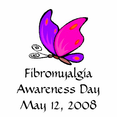 Butterfly (2), Fibromyalgia Awareness DayMay 12... T-shirts by dmhosea