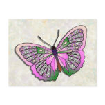 Butterfly - 33 - Pink and Green postcards