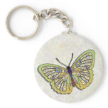 Butterfly - 35 - Yellow keychains