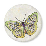 Butterfly - 35 - Yellow magnets