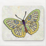 Butterfly - 35 - Yellow mousepads