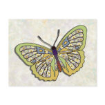 Butterfly - 35 - Yellow postcards