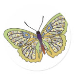 Butterfly - 35 - Yellow stickers