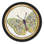 Butterfly - 35 - Yellow stickers