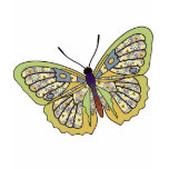Butterfly - 35 - Yellow t-shirts