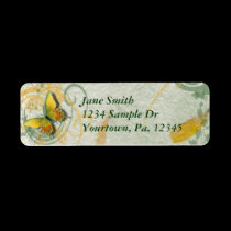 Butterfly Address Label