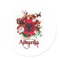 Butterfly Albania stickers by teyes143 Butterfly Albania stickers