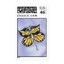 Butterfly Alien postage