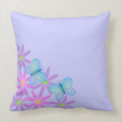 Butterfly American MoJo Pillow throwpillow