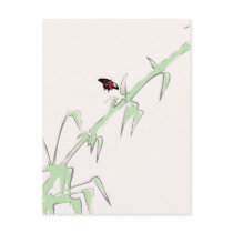 Butterfly and Bamboo Impressions postcards by jffmiller Butterfly and Bamboo Impressions postcards