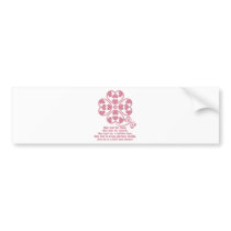 Butterfly_and_Clover Bumper Sticker