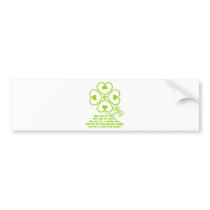 Butterfly_and_Clover Bumper Sticker