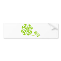 Butterfly_and_Clover Bumper Stickers