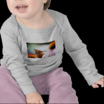 Butterfly And Coneflower t-shirts