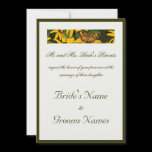 Butterfly and Daisy Wedding Invitation