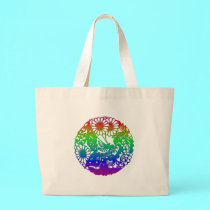Butterfly and flowers bags by Artists4God Butterfly and flowers bags