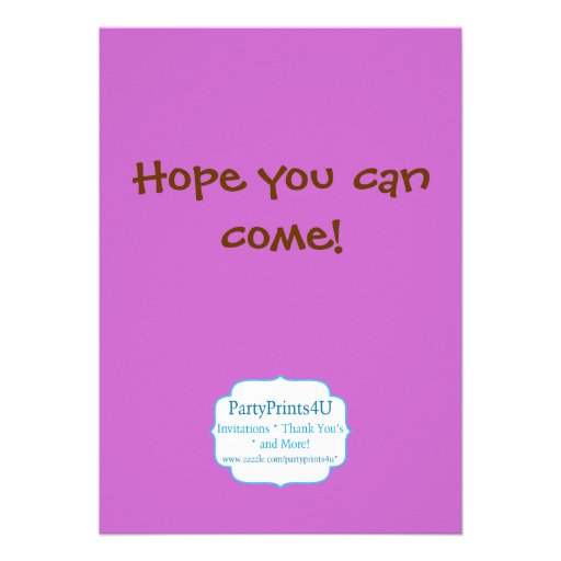 Butterfly and Flowers Birthday Party Invitation