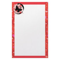 Butterfly and hearts Stationery stationery